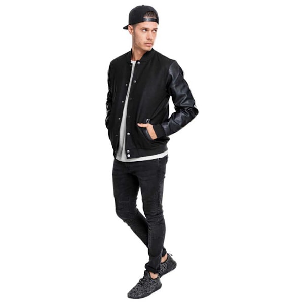 Urban Classics Jakke Oldschool College Sort L Mand