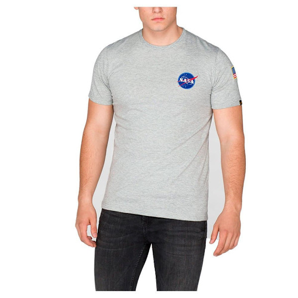 Alpha Industries Space Shuttle T-shirt Med Korte ærmer Grå L Mand