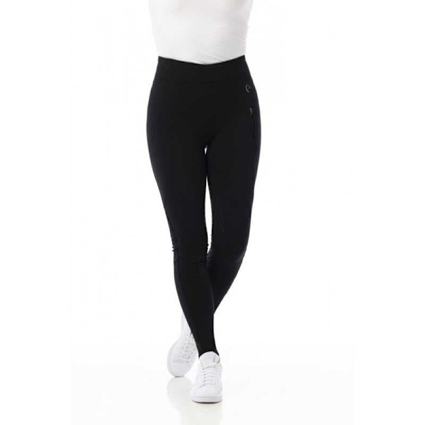 Equitheme Ridbyxor I Silikonsits Dolomyt Svart 34