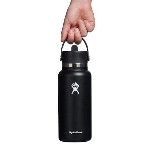 Hydro Flask Leveä Flex Straw Cap Thermo 947ml Musta