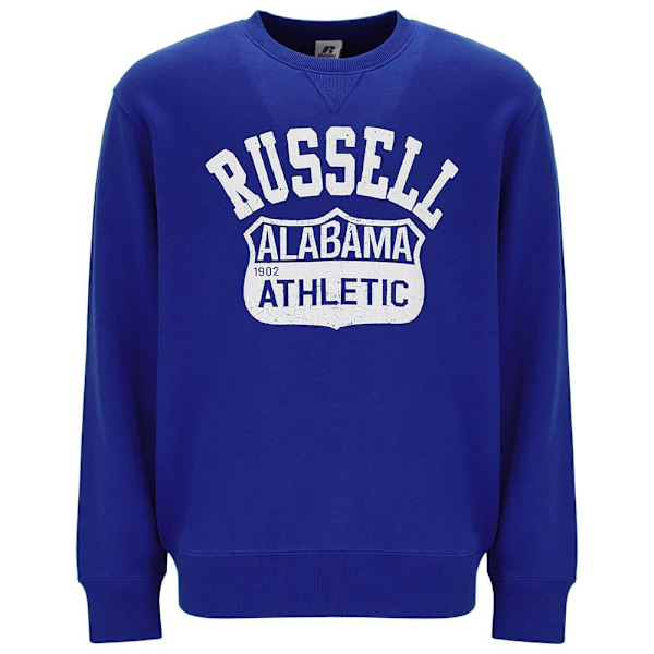Russell Athletic Sweat Shorts Script Blå L Man