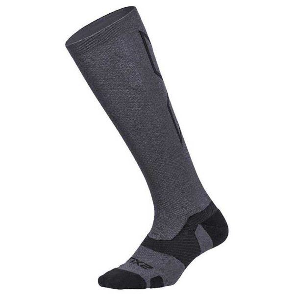 2xu Pitkät Sukat Vectr Light Cushion 43-50 Cm Harmaa EU 46 1/2-48 1/2 Mies