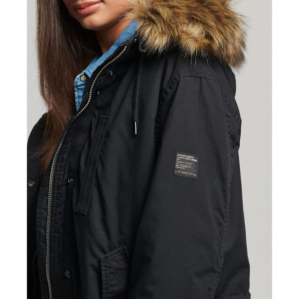 Superdry Jakke Authentic Military Sort 2XS Kvinde