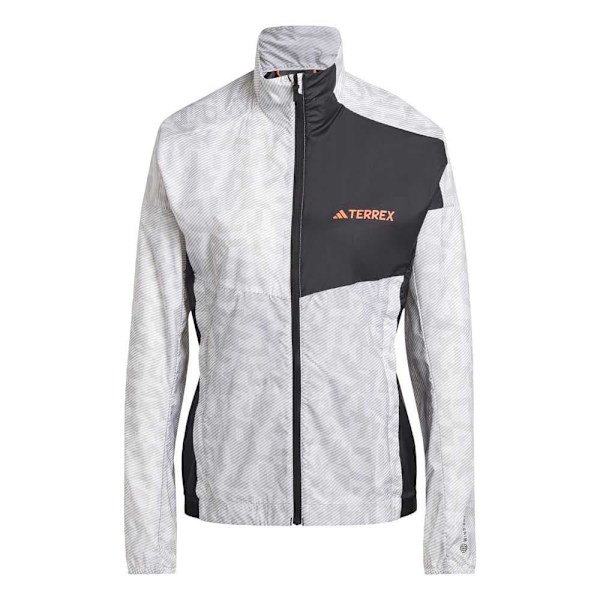 Adidas Jacka Trail Wind Grå M Kvinna