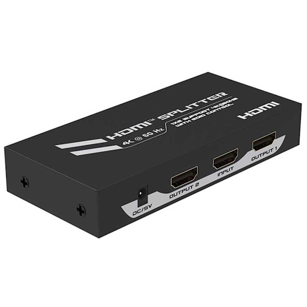 Euroconnex Hdmi Splitter 0350 1x2 4k 60hz Sort