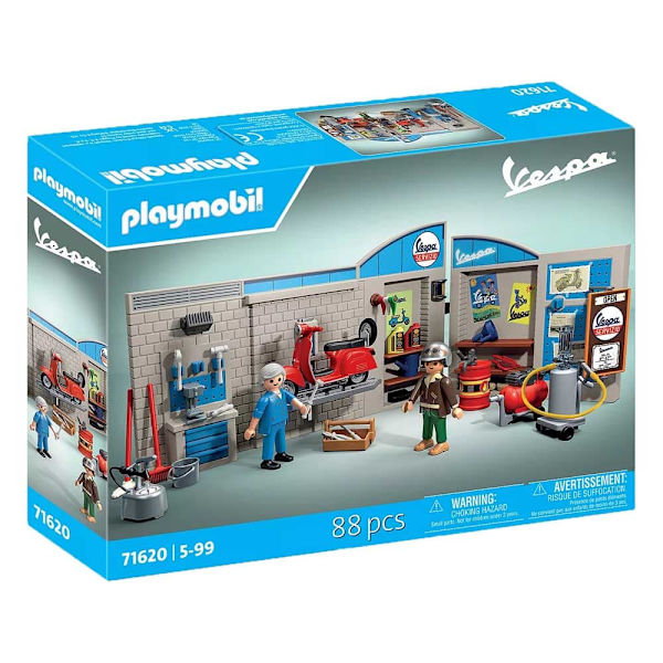 Playmobil Vespa Workshop Retro 60-luku