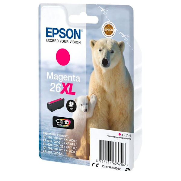 Epson Blækpatron 26xl Lilla