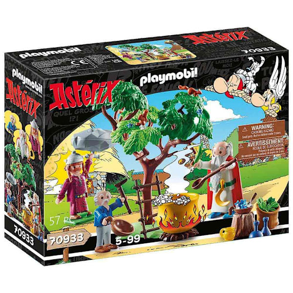Playmobil Panorama Med Pannan Av Trolldrycken Astérix: Flerfärgad