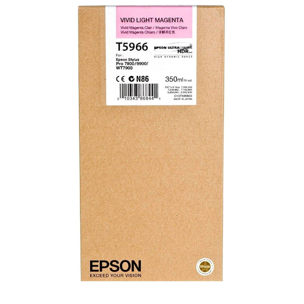 Epson Blækpatron Vivid Light T 596 350 Ml 5966 Lilla