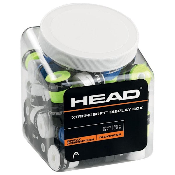 Head Racket Tennis/padel/squash Overgrip Xtreme Soft 70 Enheter Flerfärgad