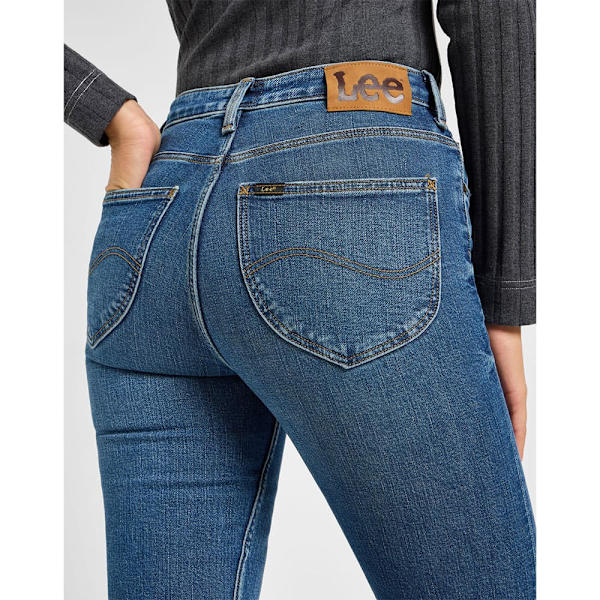 Lee Breese Boot Jeans Blå 32 / 33 Kvinde