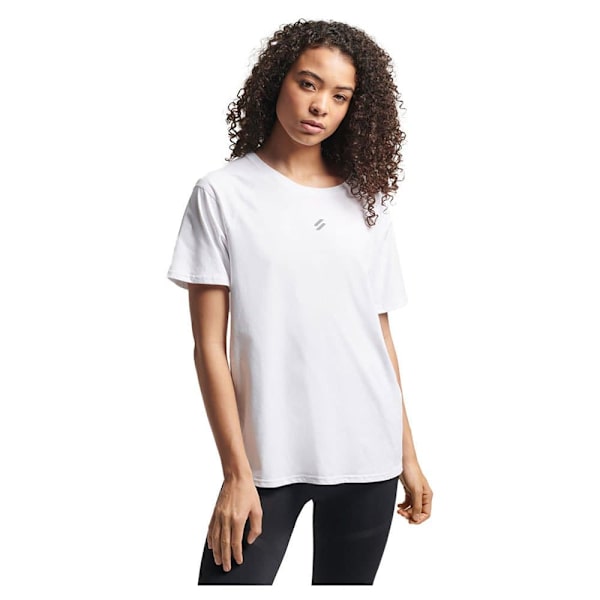 Superdry Lyhythihainen T-paita Run Valkoinen XS Nainen