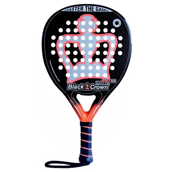 Black Crown Padel-maila Piton Attack Plus Musta