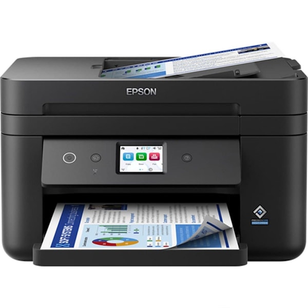 Epson Multifunktionsprinter Workforce Wf-2960dwf Søvfarvet Sort