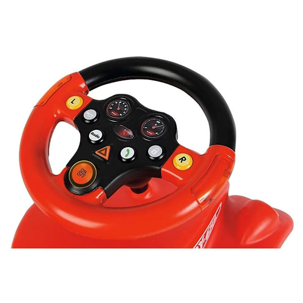 Big Bobby Car Multi Sound Wheel Rød,Sort