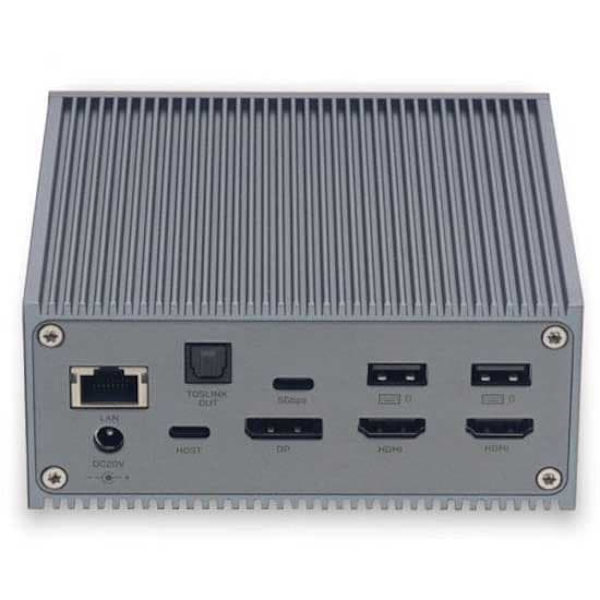 Lindy Telakka St-pro 100xt Usb C Hopeinen