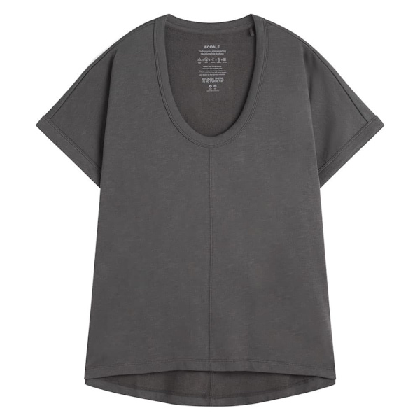 Ecoalf Graus T-shirt Med Korta ärmar Grå S Kvinna
