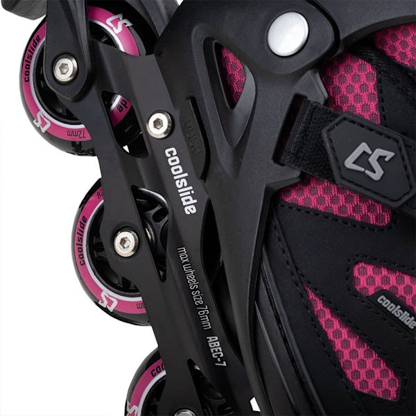 Coolslide Inline Skøjter Shoq Sort,Rosa EU 39-42