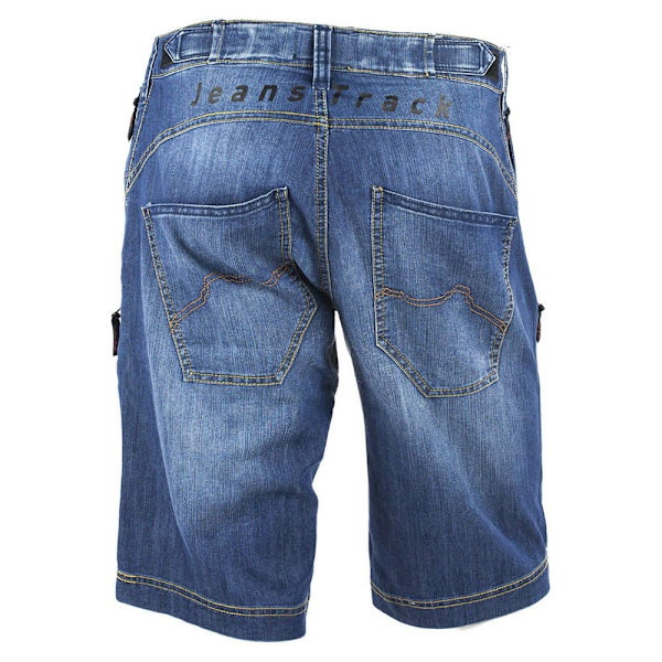 Jeanstrack Shorts Heras Dirty Blå S Mand