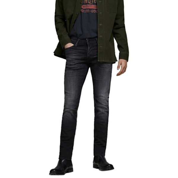 Jack & Jones Farkut Glenn Icon 558 Musta 30 / 30 Mies