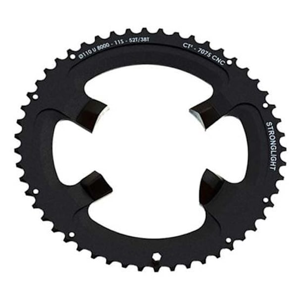 Stronglight Shimano 110 Bcd 46-52t Kædehjul Sort 36t