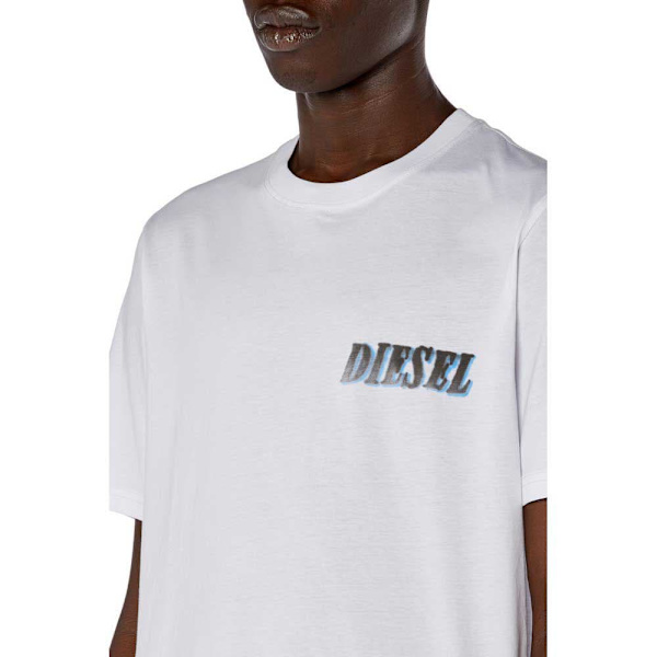 Diesel T Adjust K12 T-shirt Med Korte ærmer Hvid S Mand