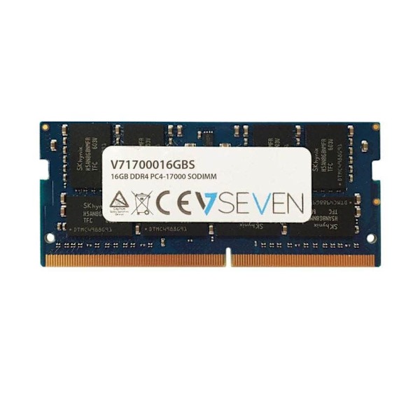 V7 Ram-hukommelse V7170001x16gbs 1x16gb Ddr4 2133mhz Sort