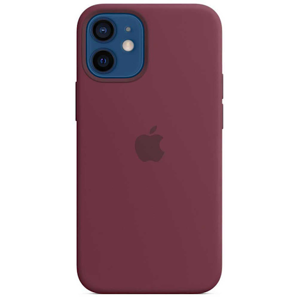 Apple Iphone 12 Mini Silicone Case With Magsafe Violetti