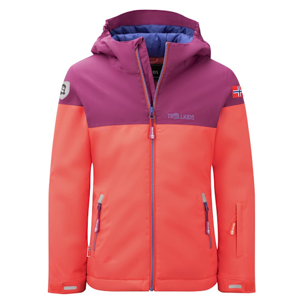 Trollkids Hallingdal Jacka Orange 128 cm Pojke
