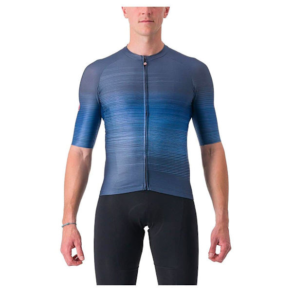 Castelli Kortärmad Tröja Aero Race 6.0 Blå XL Man