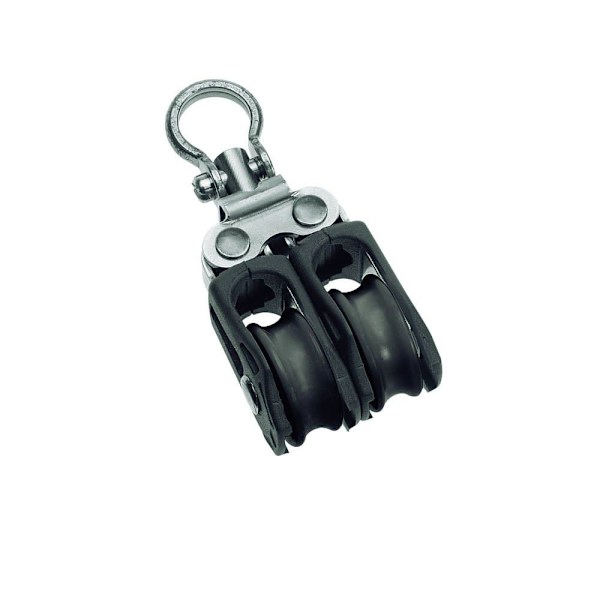 Barton Marine Kaksinkertainen Kääntyvä Hihnapyörä 275kg 5 Mm Hopeinen 20 x 66 mm