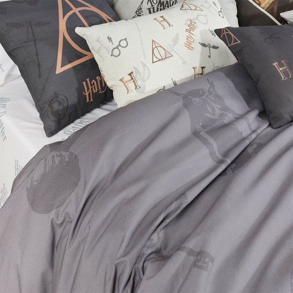 Play Fabrics Nordic Case Med A Bomuldsknapper Til Deathly Hallows 80x200 Cm Seng