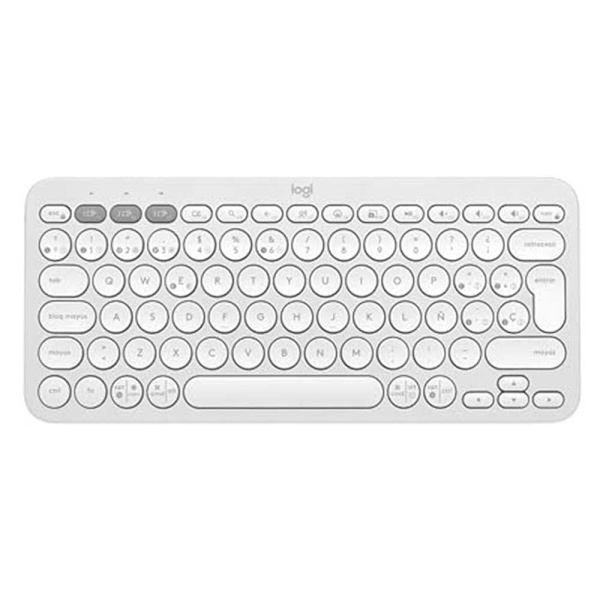 Logitech Trådløst Tastatur Pebble Keys 2 K380s Søvfarvet