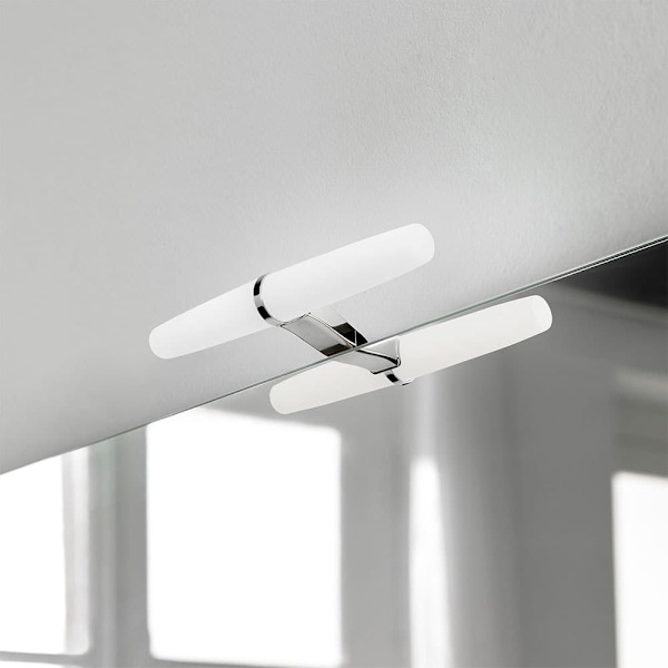 Emuca Fokus For Gemini Ac Led 230v 50 Hz Badeværelse Spejl Transparent