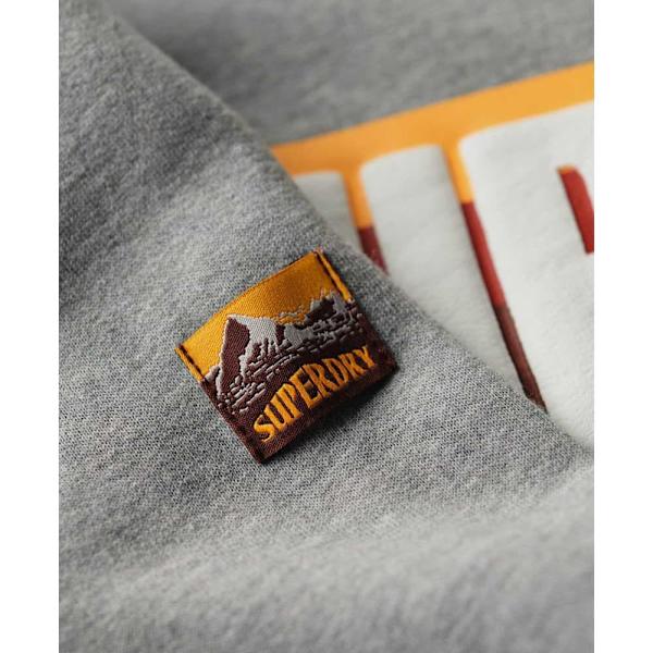 Superdry Retro Stripe Logo Huppari Harmaa XL Mies