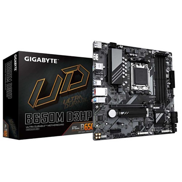 Gigabyte Bundkort B650m D3hp 4xddr5