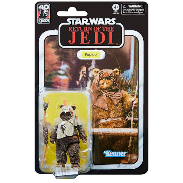 Hasbro Hahmo Paploo 40th Anniversary Return Of The Jedi Star Wars 15 Cm Ruskea