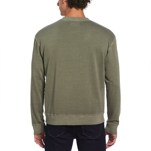 Original Penguin Garment Dyed Loop Back Terry Sweatshirt Grøn L Mand