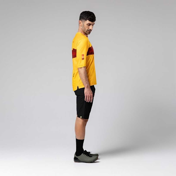 Gobik Kortærmet T-shirt Volt Gul M Mand