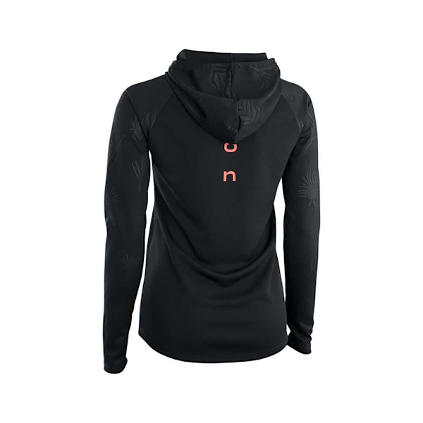 Ion Nainen Pitkähihainen Rashguard Wetshirt Hood Musta L