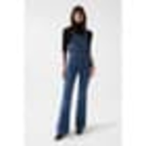 Salsa Jeans Jumpsuit Overall Glamour Flare Fit Blå 29 / 34 Kvinna