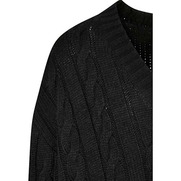 Urban Classics Boxy Cardigan Sort 4XL Mand