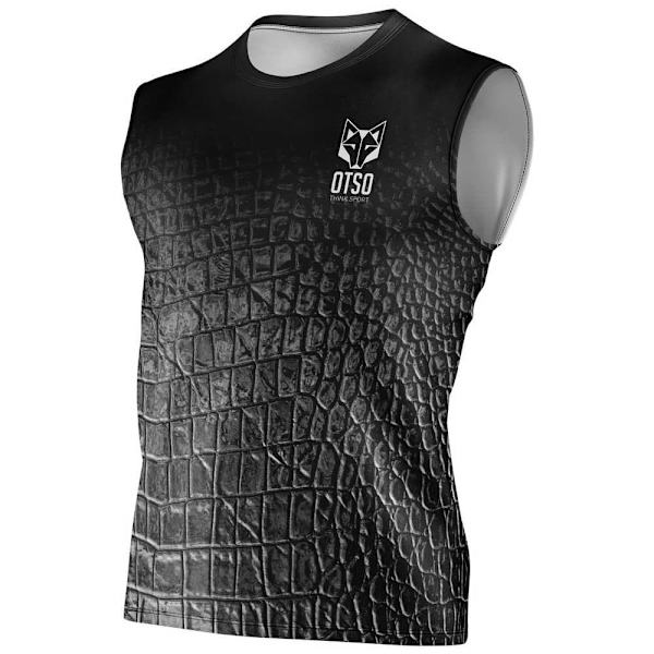 Otso Ärmlös T-shirt Singlet Svart XL Man
