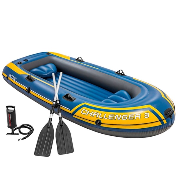Intex Puhallettava Vene Challenger 3 Sininen 3 Places