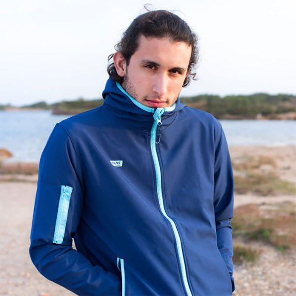 42k Running Jakke Softshell Blå XS Mand