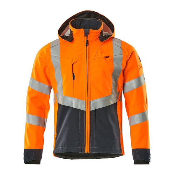 Mascot Softshell Jakke Med Hætte Safe Supreme 15502 Orange M