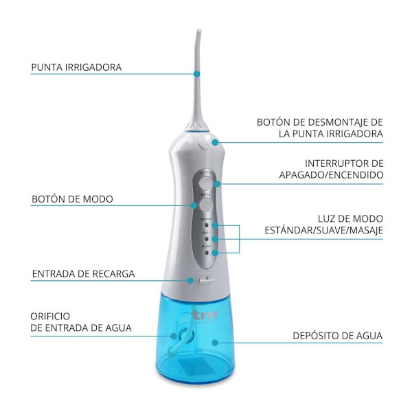 Tm Electron Oral Irrigator Tmbh026 0.2l Durchsichtig