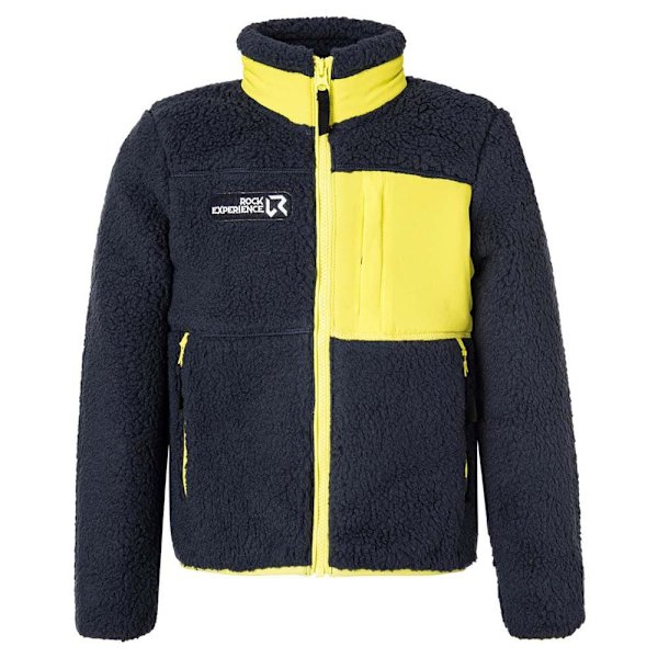 Rock Experience Junior Fleece Med Fuld Lynlås Beaver Mock Blå 6 Years