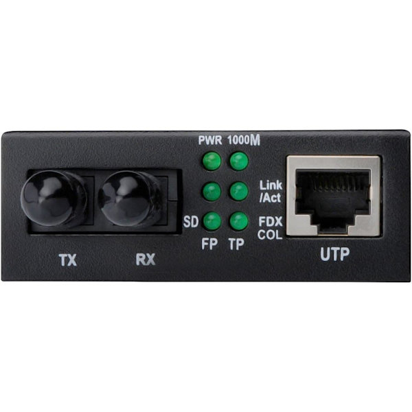 Digitus Gigabit Mediaconverter Up To 500 M Sort