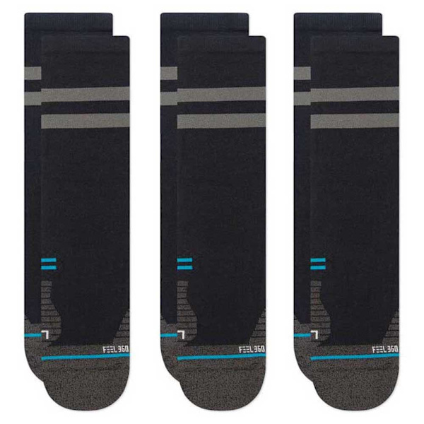 Stance Crew Strumpor Franchise Ul 3 Par Svart EU 43-46 Man